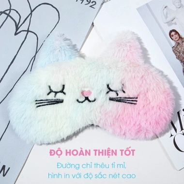 Bịt Mắt Bông UCHUU Thoáng Khí, Có Túi Gel Chườm Thư Giãn - Giá Ưu Đãi 34.000₫