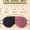 Bịt mắt che sáng 2 mặt EMA thoáng khí - ấm mùa đông, mát mùa hè, không hằn vết, không nóng bí - 52.000₫ 6