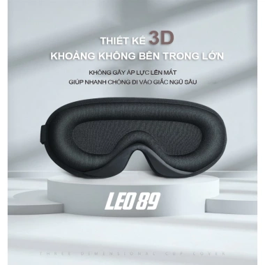 Bịt mắt ngủ 3D công nghệ lụa mát lạnh, thoáng khí, không hầm bí - Giá chỉ 99.000đ 4