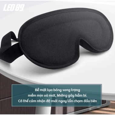 Bịt mắt ngủ 3D công nghệ lụa mát lạnh, thoáng khí, không hầm bí - Giá chỉ 99.000đ 8