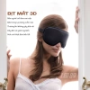 Bịt mắt ngủ 3D công nghệ lụa mát lạnh, thoáng khí, không hầm bí - Giá chỉ 99.000đ 9