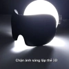 Bịt mắt ngủ 3D HomeyShop - chắn sáng 100%, mềm thoáng khí, dây vai điều chỉnh - 140k 3