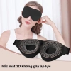 Bịt mắt ngủ 3D HomeyShop - chắn sáng 100%, mềm thoáng khí, dây vai điều chỉnh - 140k 4