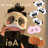 Bịt mắt ngủ chống chói mắt hoạt hình đáng yêu kèm túi gel massage, phù hợp văn phòng du lịch - 45.000₫