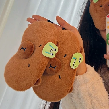 Bịt mắt ngủ chống chói mắt hoạt hình đáng yêu kèm túi gel massage, phù hợp văn phòng du lịch - 45.000₫