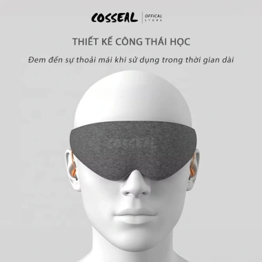 Bịt Mắt Ngủ Dây Cài Cosseal Chống Ồn Thư Giãn Cho Máy Bay, Du Lịch Văn Phòng 109k 6 Bịt Mắt Ngủ Dây Cài Cosseal Chống Ồn Thư Giãn Cho Máy Bay, Du Lịch Văn Phòng 109k 6
