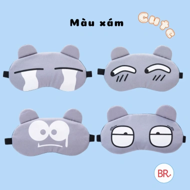 Bịt mắt ngủ gel làm mát hoạt hình dễ thương - Che mắt giảm căng thẳng, thư giãn, giá chỉ 25.000₫