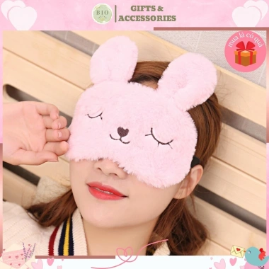 Bịt mắt ngủ hình thú dễ thương - Túi gel muối mát lạnh, chống chói, thư giãn nghỉ ngơi 39k