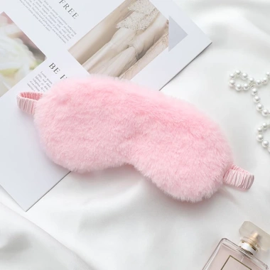 Bịt mắt ngủ lông siêu mềm 5 màu, lót lụa QC, không gel, giá chỉ 29.000đ