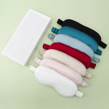 Bịt mắt ngủ lụa mềm mại cao cấp TIZZ - Dễ thương, thoáng khí, chỉ 29.000 VND
