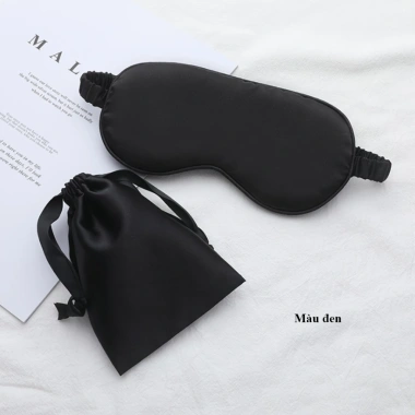 Bịt mắt ngủ lụa mềm mại L2M – Giấc ngủ sâu, tặng túi vải, chỉ 59.000₫