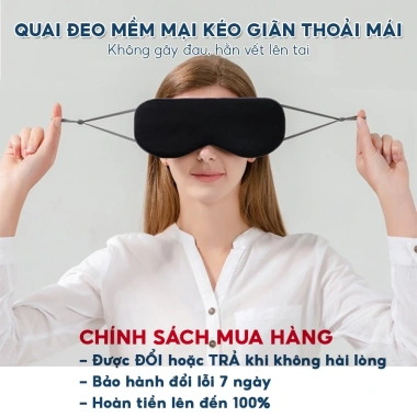Bịt Mắt Ngủ Lụa Sữa 2 Mặt Nóng Lạnh - Thư Giãn, Giảm Mỏi Mắt, Giá 50k 3 Bịt Mắt Ngủ Lụa Sữa 2 Mặt Nóng Lạnh - Thư Giãn, Giảm Mỏi Mắt, Giá 50k 3