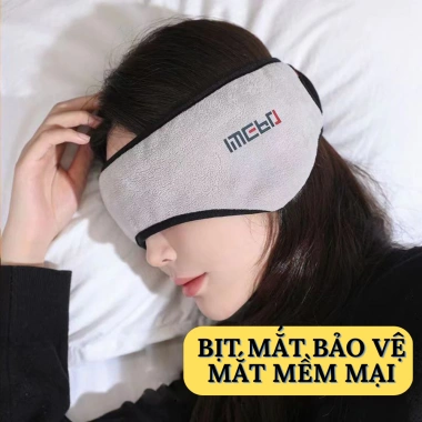 Bịt Mắt Ngủ Trưa Mềm Mại - Che Mắt Bảo Vệ, Thoải Mái, Giá Chỉ 59.500₫