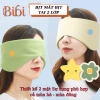 Bịt mắt ngủ trưa mềm mại kèm tai chống ồn, che mắt che tai bảo vệ giấc ngủ