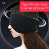 Bịt mắt ngủ trưa mềm mại kèm tai chống ồn, che mắt che tai bảo vệ giấc ngủ 3
