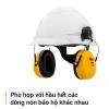 Bịt tai chống ồn 3M Optime 98 H9P3E giảm 23dB, màu vàng‑đen, gắn nón bảo hộ 4