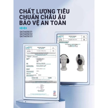 Bịt tai chống ồn công nghiệp SATA 32dB - Giảm tiếng ồn, phù hợp ngủ, học tập, làm việc - Giá 250.560 VND 7