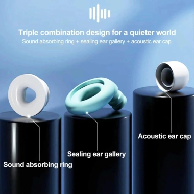Bịt Tai Chống Ồn Silicon Cao Cấp Siêu Mềm Mại - Ôm Khít Vành Tai, Ngủ Yên, Học Tập, Làm Việc - Giá Giảm Đặc Biệt 125k 3