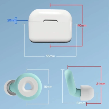 Bịt Tai Chống Ồn Silicon Cao Cấp Siêu Mềm Mại - Ôm Khít Vành Tai, Ngủ Yên, Học Tập, Làm Việc - Giá Giảm Đặc Biệt 125k 6
