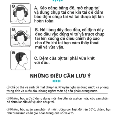 Bịt tai công nghiệp SATA 32dB giảm 32dB, ngủ, học tập, làm việc - Giá chỉ 250.560 VND 9