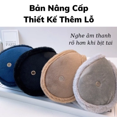 Bịt tai giữ ấm mùa đông Hàn Quốc - Chụp tai chống lạnh đa màu sắc cho nam nữ, êm tai, giá 30.000₫