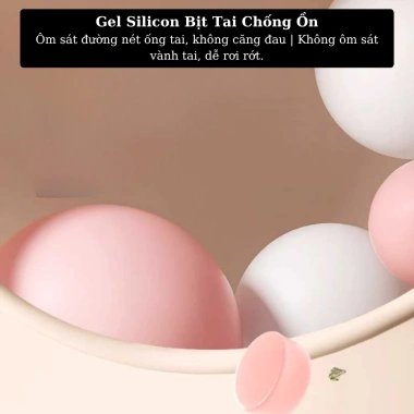 Bịt Tai Silicon 6 nút chống ồn, mềm mại, dễ vệ sinh, tái sử dụng - Giá 37.521₫