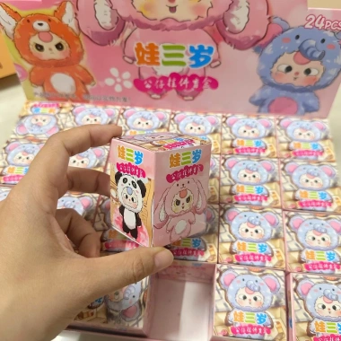 Blindbox Mẫu Tết Bính Ngọ - Hộp Bất Ngờ 24 Móc Khóa Hoạt Hình Giá 49k