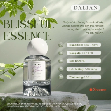 Blissful Essence Nước hoa nữ Dalian - Hương cỏ cây ngọt ngào, lưu hương lâu, sang trọng 380.000 VNĐ
