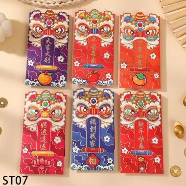 BLX TẾT Set 4/6 Bao Lì Xì Con Ngựa Con Lân Cool Đón Xuân 2.026 Giá 13.000 VND