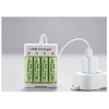 BMAX Bộ sạc 4 khe USB cho pin AA và AAA - An toàn, tiện lợi, Giá chỉ 29.000₫ 6