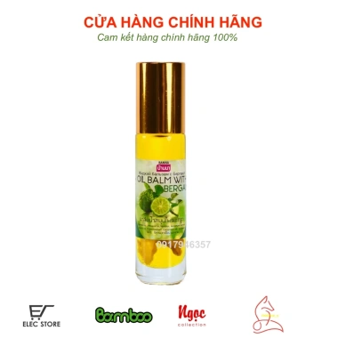 Bộ 04 Chai Dầu Gió Thái Lan 8ml - Vị Chanh, Sả, Lavender, Bạc Hà - Giá chỉ 89.000₫