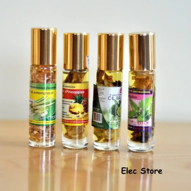 Bộ 04 Chai Dầu Gió Thái Lan 8ml - Vị Chanh, Sả, Lavender, Bạc Hà - Giá chỉ 89.000₫