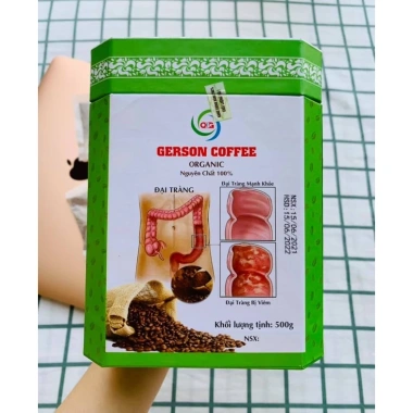 Bộ 0,5kg Cà phê hữu cơ lọc thải độc đại tràng - Đủ dụng cụ 1,5 tháng, giá 456k 5