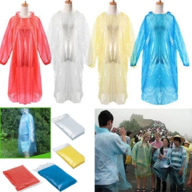 Bộ 10 áo mưa một lần đa màu, gọn nhẹ, tiện mang - Chỉ 24.000 VND 2 Bộ 10 áo mưa một lần đa màu, gọn nhẹ, tiện mang - Chỉ 24.000 VND 2