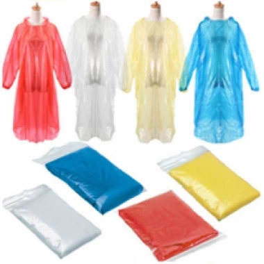 Bộ 10 áo mưa một lần đa màu, gọn nhẹ, tiện mang - Chỉ 24.000 VND