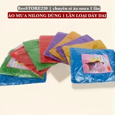 Bộ 10 áo mưa tiện lợi dùng 1 lần dày dai, không rách - 28.000đ