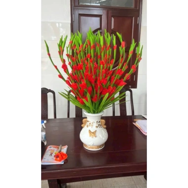 Bó 10 cành hoa lay ơn giả - Trang trí nội thất, giá ưu đãi 159.999đ, bền màu