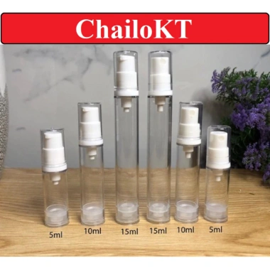 Bộ 10 chai hút chân không 5ml‑15ml - Chai chiết mini cho lotion, kem - Giá 57.890₫ 9