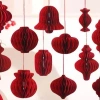 Bộ 10 phụ kiện decor treo Tết giấy tổ ong đỏ – tạo điểm nhấn không gian, chỉ 55.600₫ 6