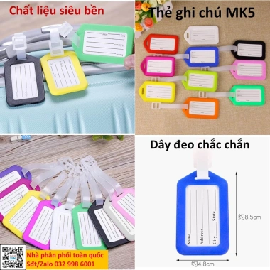 Bộ 10 Thẻ chìa khóa và Móc khóa Tag vali - Name tag ghi thông tin, giá chỉ 10.000₫ 4 Bộ 10 Thẻ chìa khóa và Móc khóa Tag vali - Name tag ghi thông tin, giá chỉ 10.000₫ 4