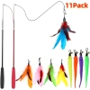 Bộ 11 món đồ chơi đa năng cho mèo: ba tầng, cần câu, tease stick, giảm giá 162.000₫