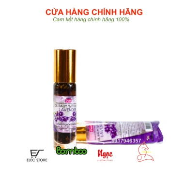 Bộ 12 chai Dầu Gió Lavender Thái Lan 8ml - Hương Thư Giãn, Giá ưu đãi 298.000₫