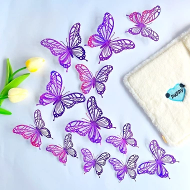 Bộ 12 Con Bướm 3D Đa Màu BG2 - Trang Trí Tường Tiệc Cưới Sinh Nhật, Đạo Cụ Quay Video - Chỉ 22.000₫ 5 Bộ 12 Con Bướm 3D Đa Màu BG2 - Trang Trí Tường Tiệc Cưới Sinh Nhật, Đạo Cụ Quay Video - Chỉ 22.000₫ 5