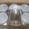 Bộ 12 hũ thủy tinh làm sữa chua - Đựng an toàn, tái sử dụng, giá chỉ 43.000đ, khuyến mãi siêu tiết kiệm 3