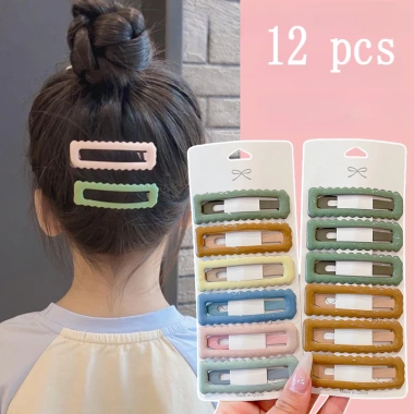 Bộ 12 Kẹp Tóc Nhiều Màu Sắc Thời Trang Hàn Quốc 2.024 Cho Nữ – Mới Nổ, Giá 30.030₫