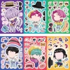 Bộ 12 miếng dán KPop Demon Hunters - Đồ chơi sáng tạo, xếp hình, trang điểm, cắt quà 6