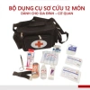 Bộ 12 món Bộ túi dụng cụ y tế sơ cứu đầy đủ cho gia đình, cơ quan, xe ô tô - 222.000₫
