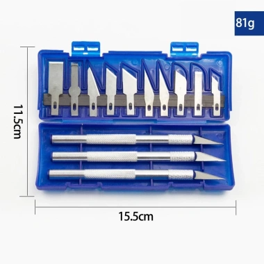 Bộ 13 Dao Cắt Đa Năng, Dao Cạo và Dụng Cụ Chạm Khắc Thủ Công - Độ Chính Xác Cao, Giá 50.000 VND 3