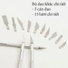 Bộ 13 Dao Cắt Đa Năng, Dao Cạo và Dụng Cụ Chạm Khắc Thủ Công - Độ Chính Xác Cao, Giá 50.000 VND 5