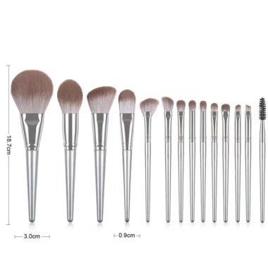 Bộ 14 Cọ Trang Điểm Lông Mềm Chuyên Nghiệp – Dành Cho Người Mới, Kèm Bao Da, Giá 79.000₫ 4